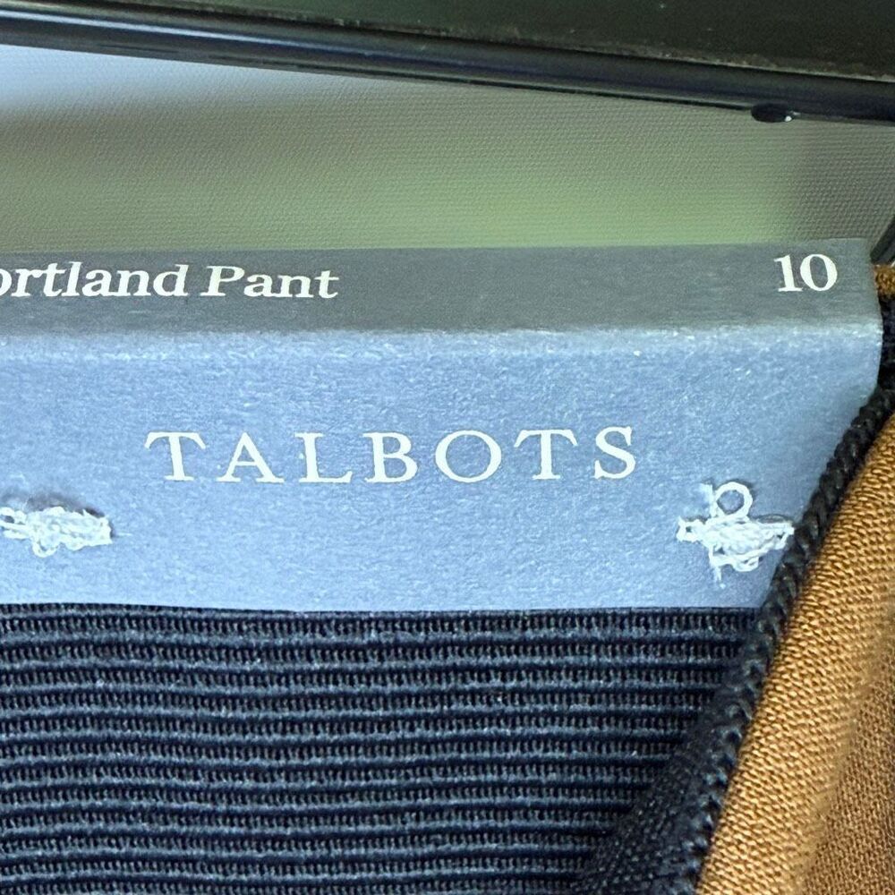 Talbots side zip Portland pant slim ankle pant size 10 NWT - Picture 6 of 11